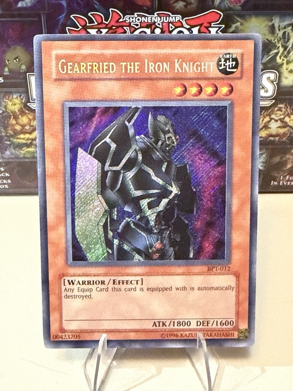 Gearfried the Iron Knight BPT-012 Secret Rare Card Lightly Played