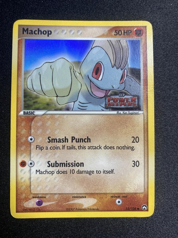 Machop 53/108 C Pokemon Power Keepers Reverse Holo HP