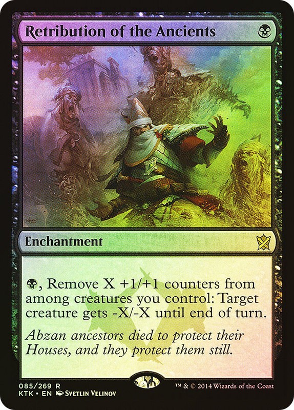 MTG FOIL Retribution of the Ancients – Khans of Tarkir #085