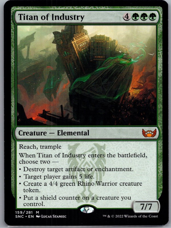Titan of Industry M Streets of New Capenna 159 NM Normal