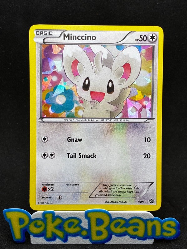 Minccino (Cracked Ice Holo) Black and White Promo #BW13