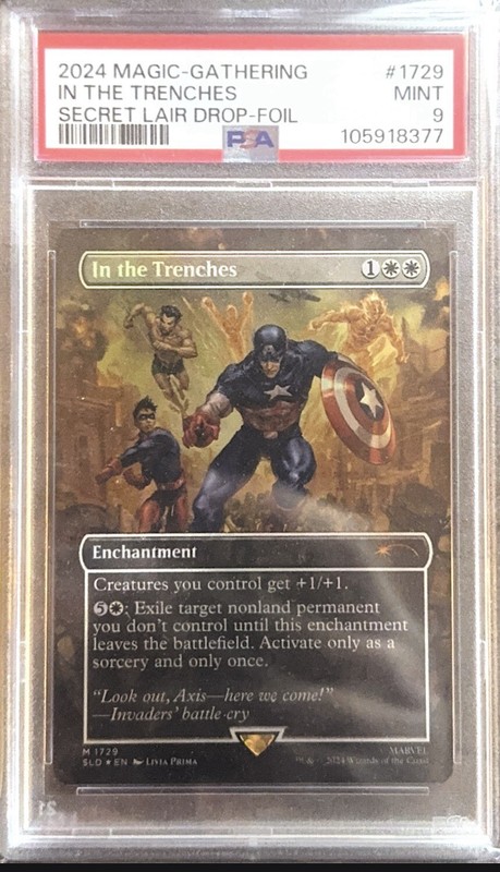 In The Trenches Secret Lair Mtg PSA 9
