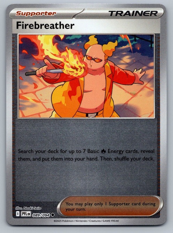 Firebreather 089/094 – Reverse Holo – Pokémon TCG: Phantasmal Flames