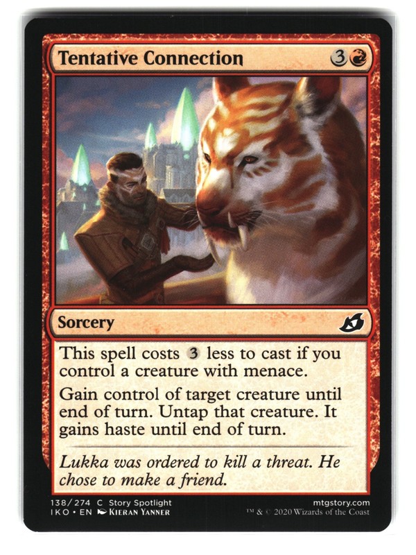 Tentative Connection 138/274 Non Holo Ikoria Lair of Behemoths MTG Card