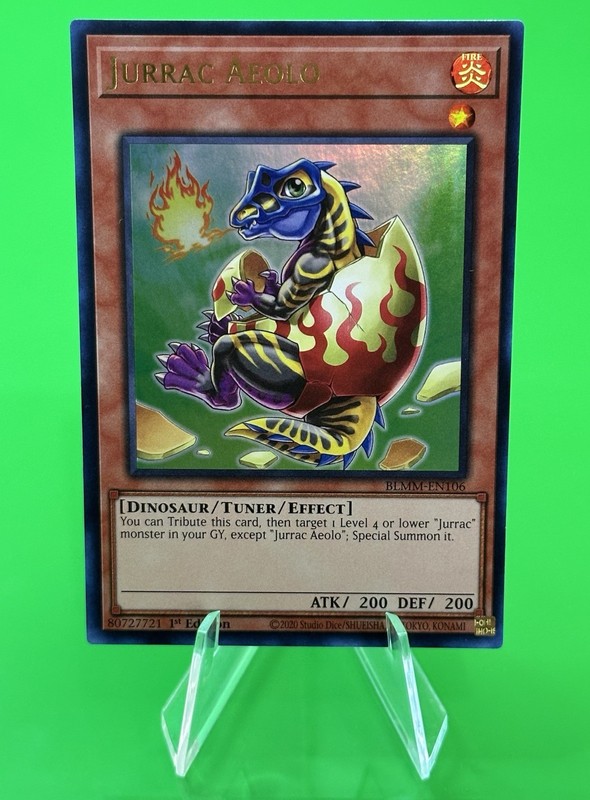 Yu-Gi-Oh Battles Of Legend Monster Mayhem Jurrac Aeolo UR BLMM-EN106 NM!!!
