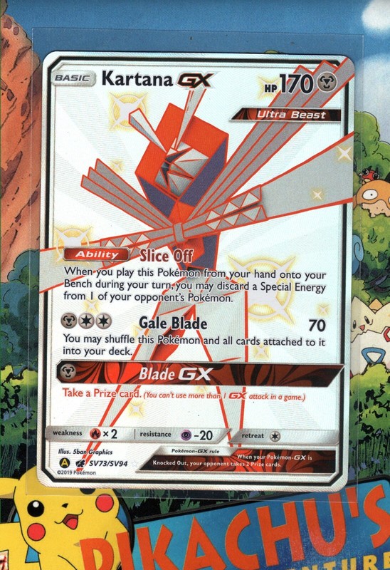 Pokémon TCG Kartana GX SV73/SV94 Hidden Fates Holo Full Art NM/M