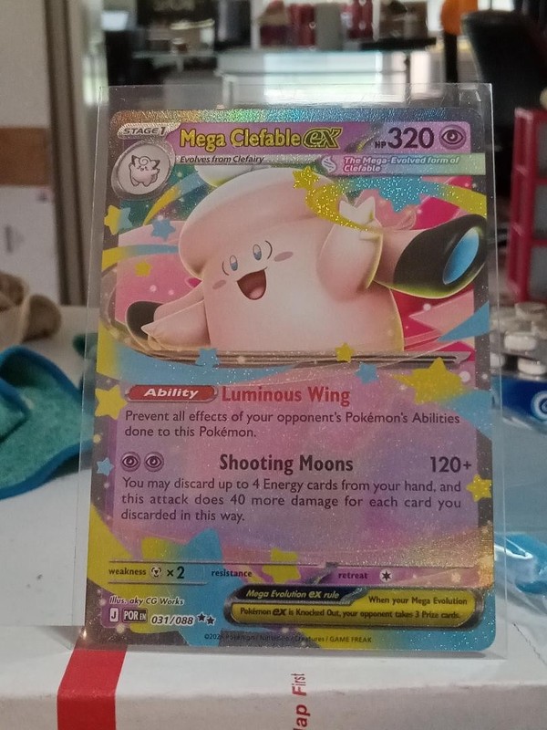 MEGA CLEFABLE EX 031/088 POKEMON PERFECT ORDER ME03 DOUBLE RARE