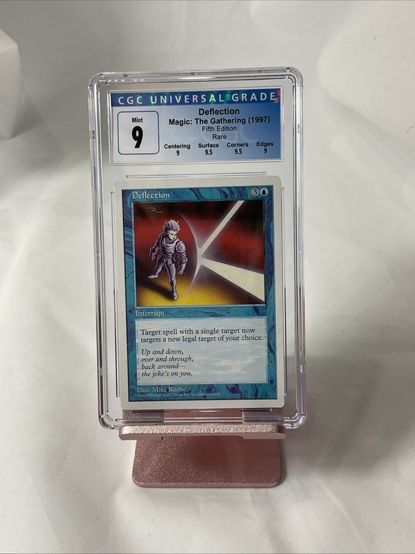 CGC 9 – DEFLECTION – 5th Graded MTG Magic the Gathering Card