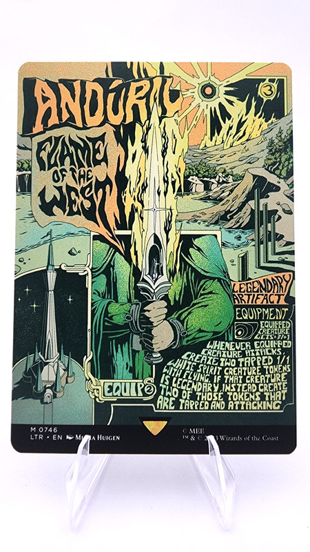 Anduril, Flame of the West (Borderless Poster) Universes Beyond: LOTR Regular