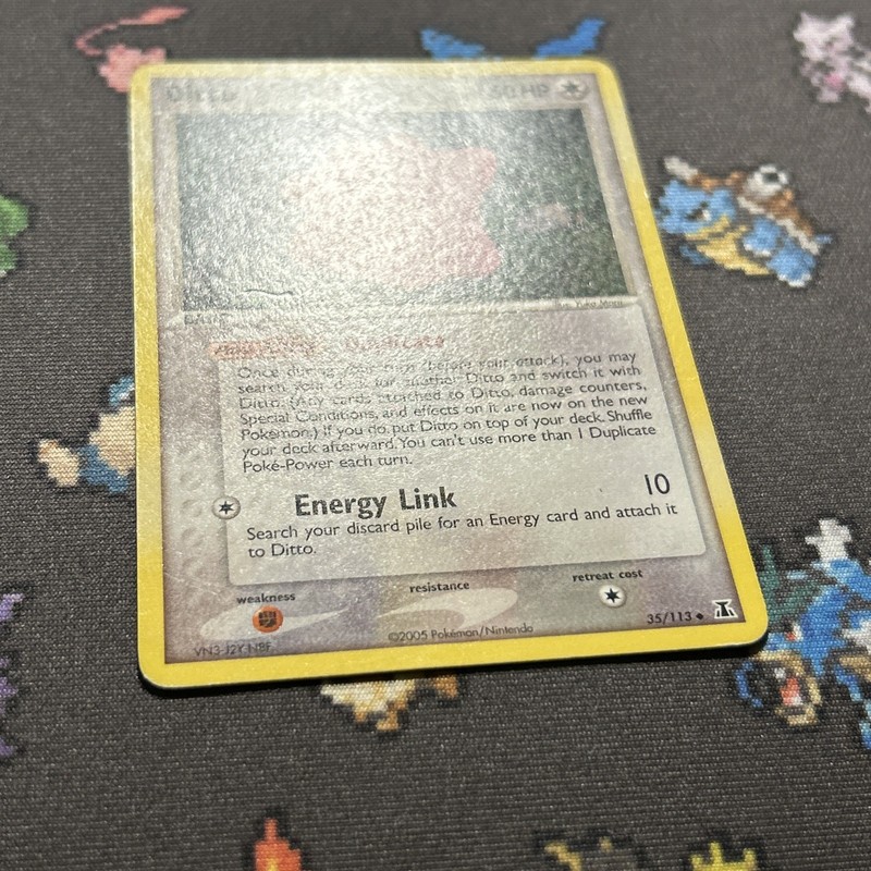 Ditto 35/113 MP -Vintage Pokemon Card- EX Delta Species (M) gallery