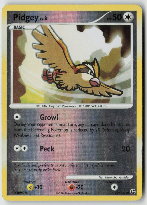 Pidgey 99/132 – Secret Wonders Reverse Holo – PTCG – LP