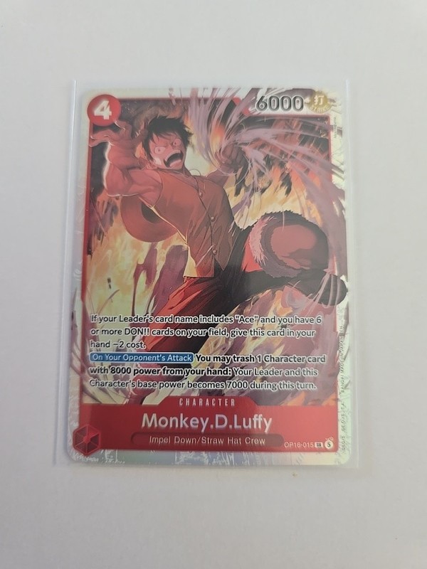 Monkey.D.Luffy OP16-015 The Time of Battle Foil