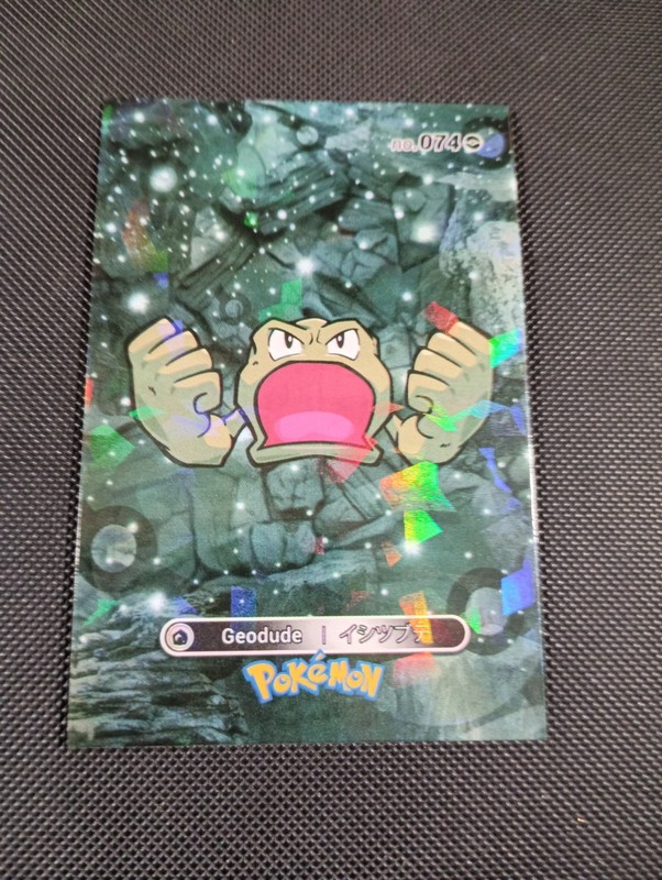 Pokemon 2024 Card Database Cracked Ice Holo Geodude 074 Peru Borderless