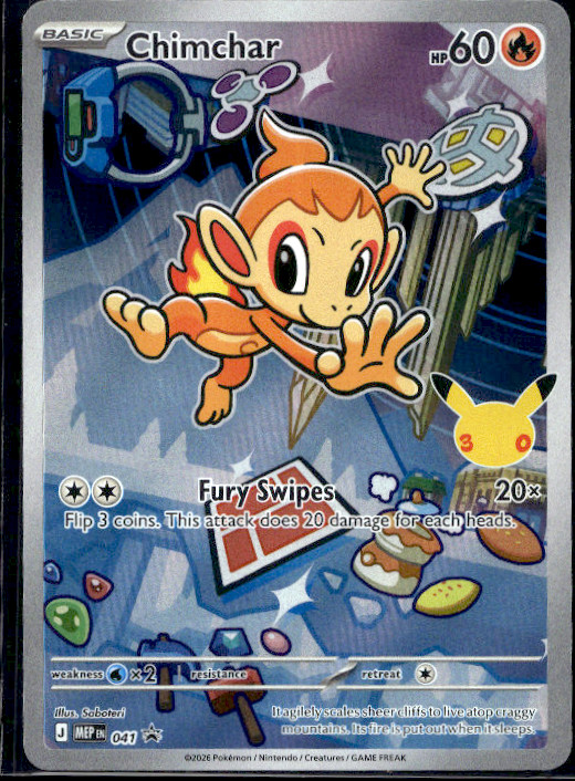2026 First Partner Promo Chimchar MEP 041 Full Art