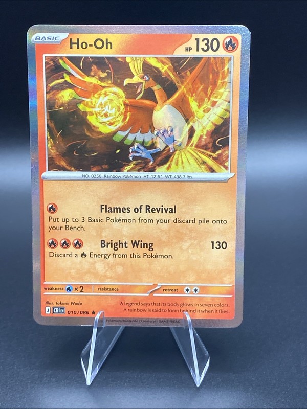 Pokémon TCG – Ho-Oh 010/086 – Chaos Rising Holo Rare Card