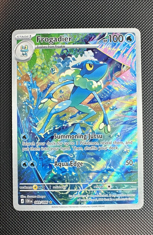 Frogadier 089/086 Me04: Chaos Rising Holo (stock# C43)