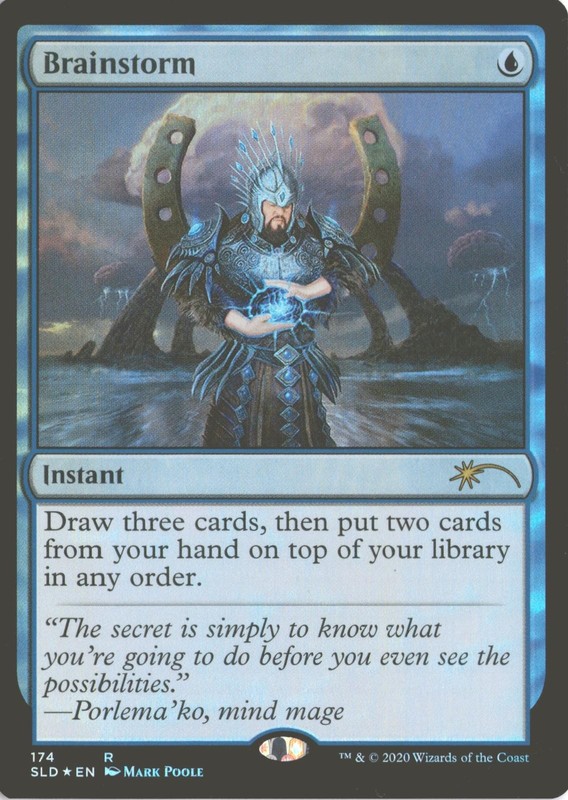 MTG Brainstorm (174) *Foil* Secret Lair: Mark Poole NM