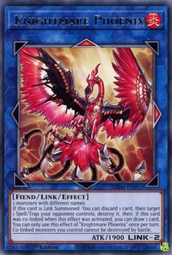 Knightmare Phoenix - GEIM-EN051 - Rare - 1st Edition - Lightly Played - Genesis