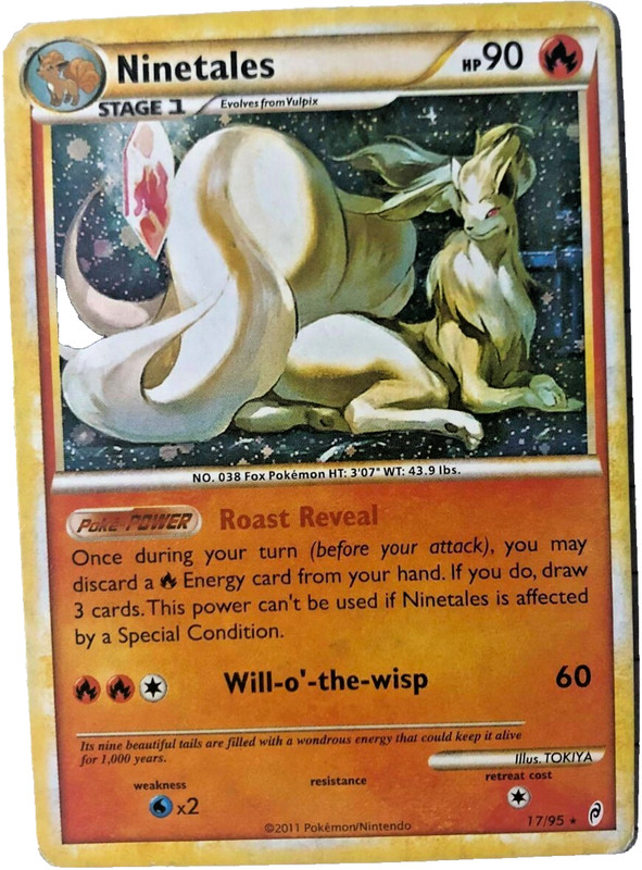 Pokémon TCG – Ninetales – 17/95 – Holo – Rare – Call of Legends [Lightly Played]
