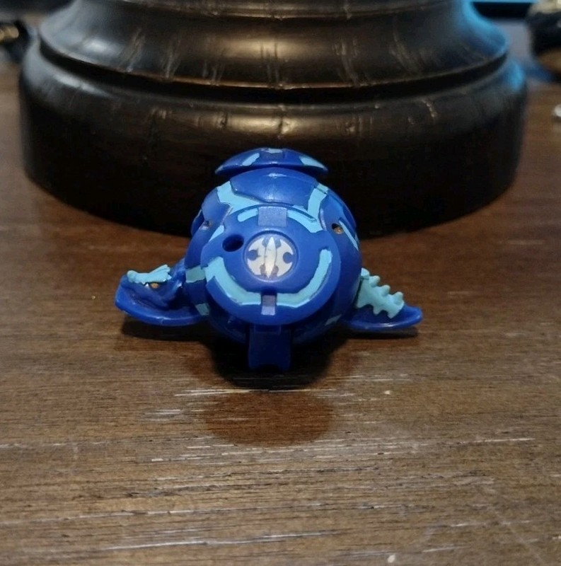 Bakugan B1 Aquos Saurus 360G Anime Accurate CUSTOM REPAINT W/ Vintage Card! gallery