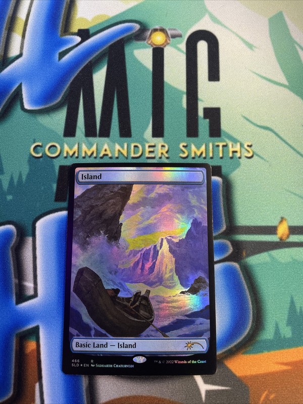 1x Basic ISLAND Sidharth Chaturvedi ✨FOIL✨ Secret Lair MTG NM Near Mint (466)