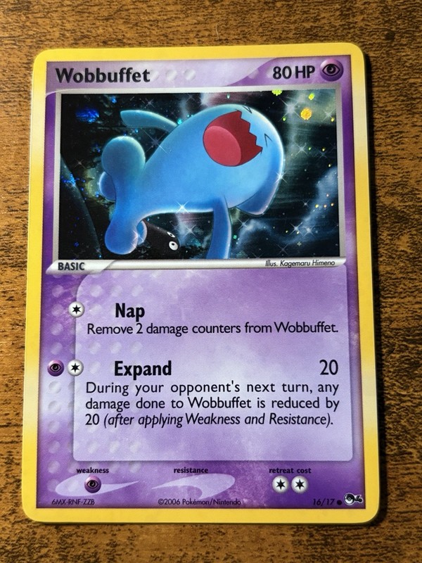 Wobbuffet 16/17 Holo POP Series 4 Pokemon Card
