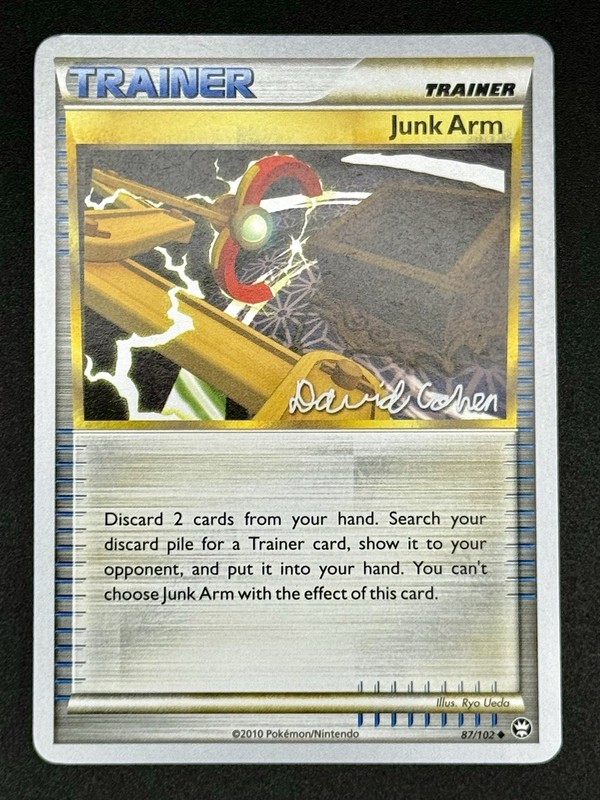 Junk Arm 87/102 World Championships 2011 David Cohen NM Pokemon TCG