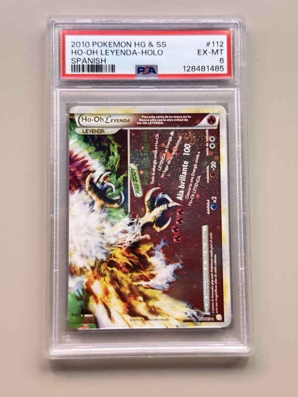 *Population 1* PSA 6 Ho-Oh Legend HG&SS Spanish