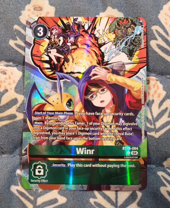 Liberator – Alternate Art – Debugger Set PB-22 Winr BT19-084 – Digimon