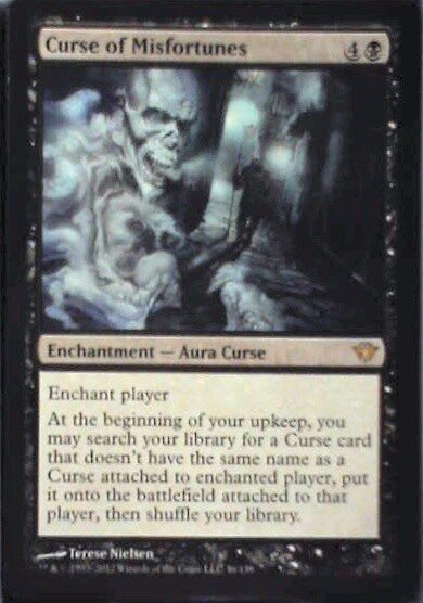 Curse of Misfortunes – Dark Ascension: #56, Magic: The Gathering Nm R214