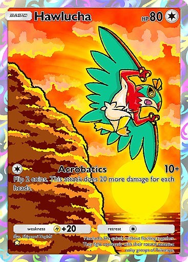 Hawlucha Full Art Paradox Drive Pokemon TCG Pocket 1 Star ⭐ (English)