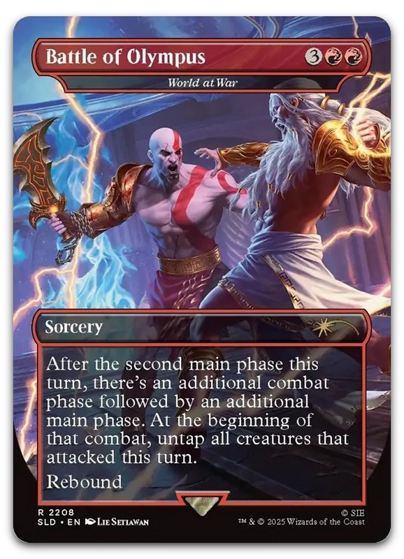 Battle of Olympus – World at War #2208 (NM) Secret Lair Drop SLD Magic MTG