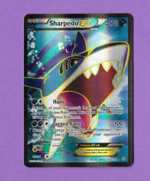 Sharpedo EX Full Art 152/160 XY Primal Clash Pokemon