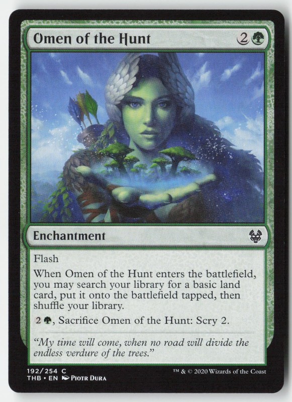 MTG – Omen of the Hunt #192 – Regular – THB Theros Beyond Death