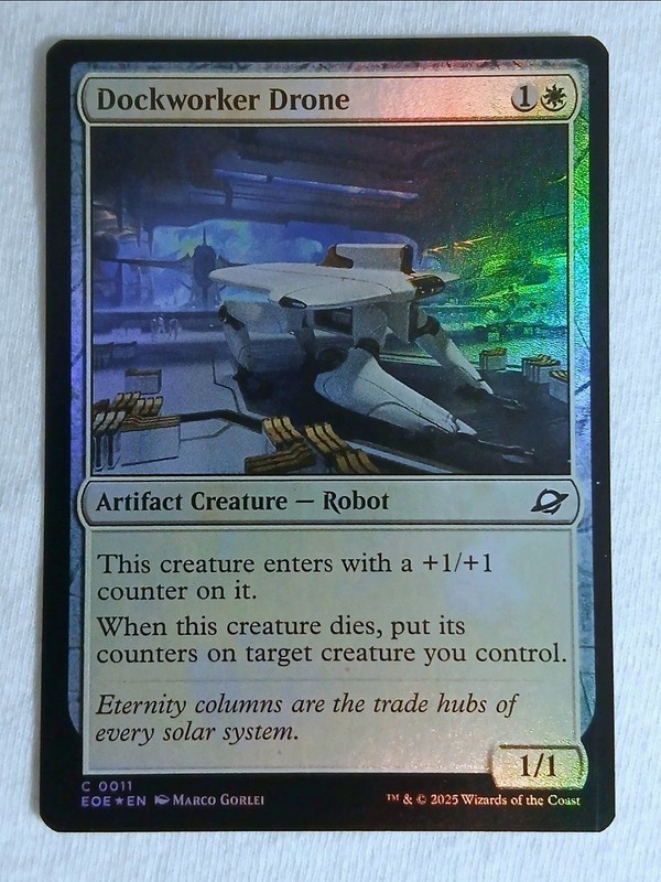 Dockworker Drone 11 Edge of Eternities Foil Magic the Gathering