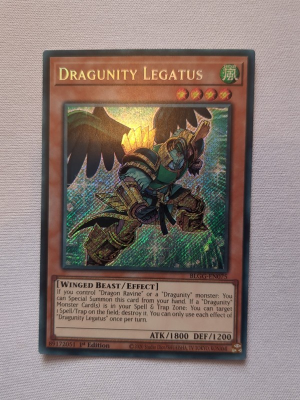 Dragunity Legatus Secret Rare BLGG-EN075
