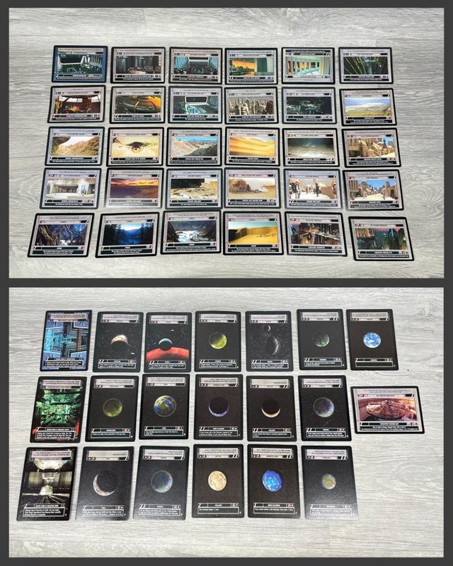 50 x Star Wars SWCCG CCG Dark & Light Side Cards NM-MINT Job Lot
