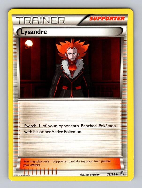 Lysandre 78/98 Uncommon Ancient Origins Pokemon Lightly Played
