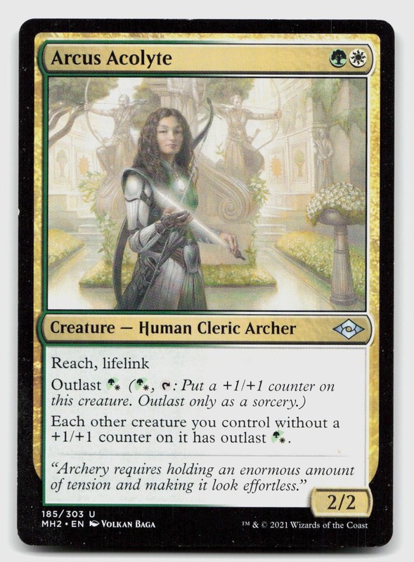 Arcus Acolyte 185 Uncommon Modern Horizons 2 Magic: The Gathering Near Mint