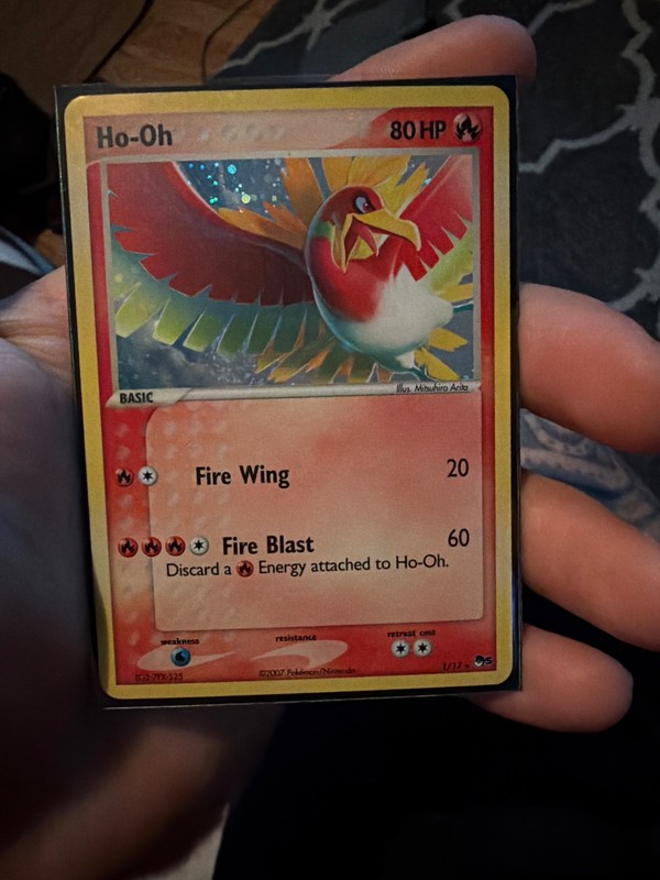 Ho-Oh POP Series 5 1/17 Holo Rare 80 HP Pokémon TCG English 2007
