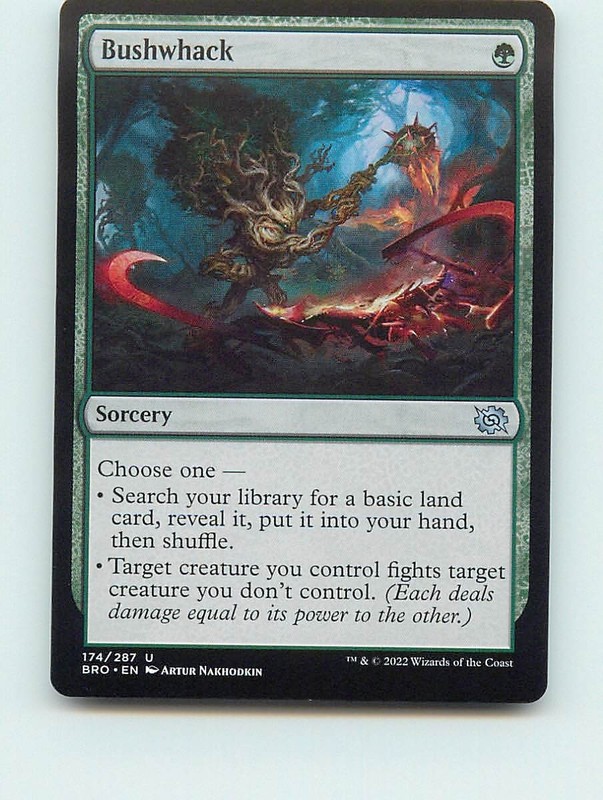 Bushwhack – U174 – MTG – The Brothers’ War (BRO)