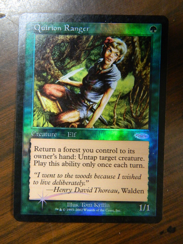 MTG FOIL Quirion Ranger Promo FNM Unplayed Excellent Condition