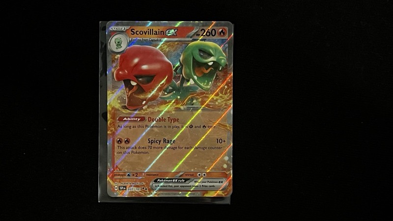 Pokemon Scovillian ex 037/191 Surging Sparks Double Rare Near Mint