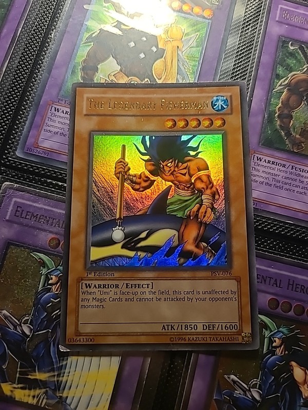 Yugioh The Legendary Fisherman PSV-076 Ultra Rare 1st Edition