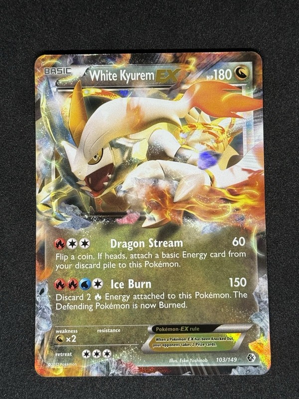 White Kyurem EX 103/149 Boundaries Crossed Holo