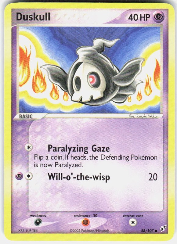 Duskull 58/107 Deoxys Pokemon