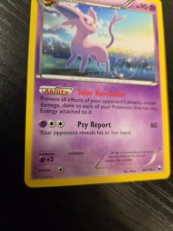 Espeon 48/108 Dark Explorers Regular Mp-Lp gallery