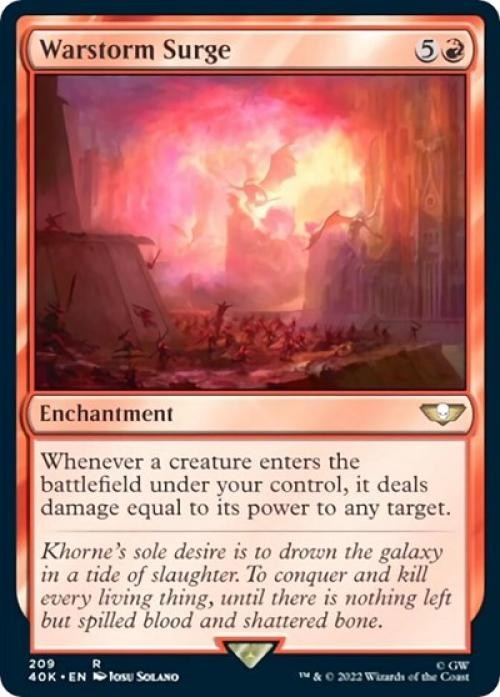 Warstorm Surge – Near Mint MTG Universes Beyond: Warhammer 40K