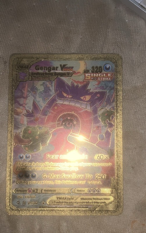 Gengar VMAX (Alternate Art Secret) 271/264 Swsh08: Fusion Strike Holo