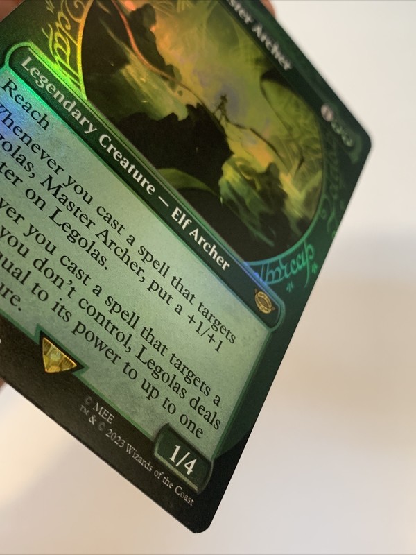 MTG Legolas, Master Archer *SHOWCASE FOIL* The Lord of the Rings 0313 NM gallery